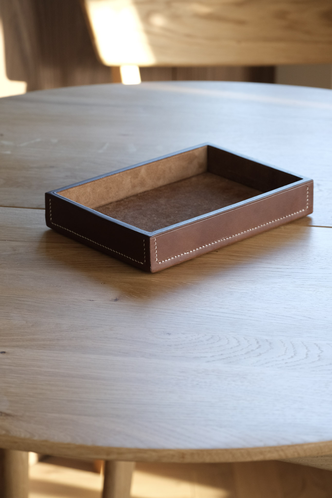 Leather Valet Tray & Desk Organizer